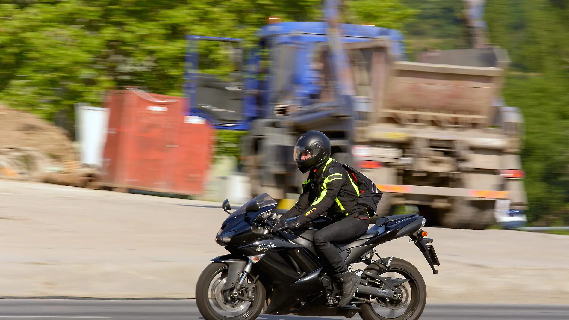 Black Motorbike